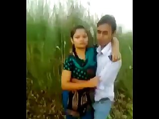 Desi Couple Romance And Kissing In Fields Outdoor
